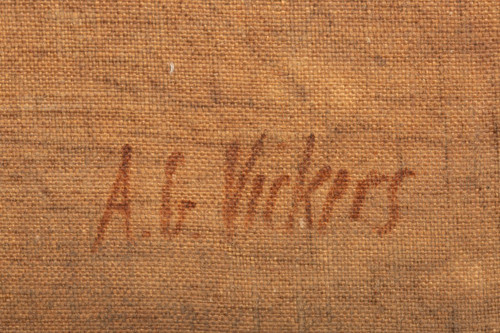 Alfred Gomersal Vickers (1810-1837) Eine Flussszene