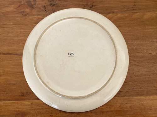 Iznik dish with caravel decoration, monogram CB 20th century