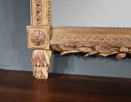 Important Miroir en Bois Doré, époque Louis XV - 1768