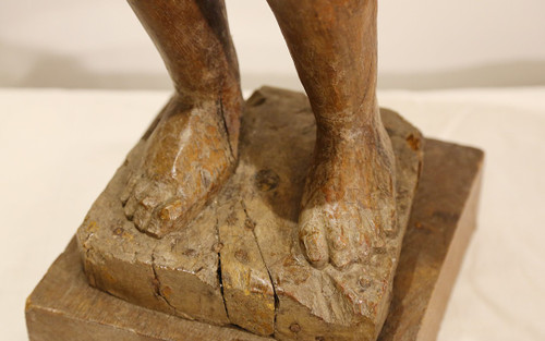 17th century wood carving sculpture 