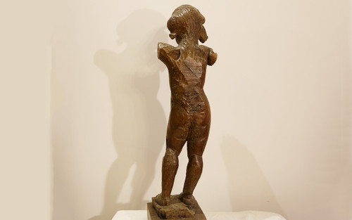 17th century wood carving sculpture 