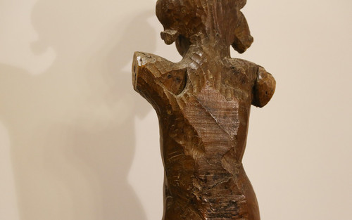 17th century wood carving sculpture 
