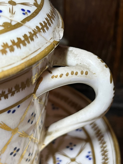 Tazza tremante manifattura della fine del XVIII secolo di Faubourg Saint Lazare - così com'è 