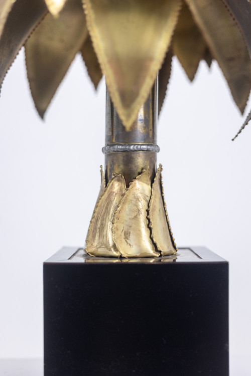 Maison Jansen. Palm tree lamp in gilded brass. Circa 1970. LS4506587Y