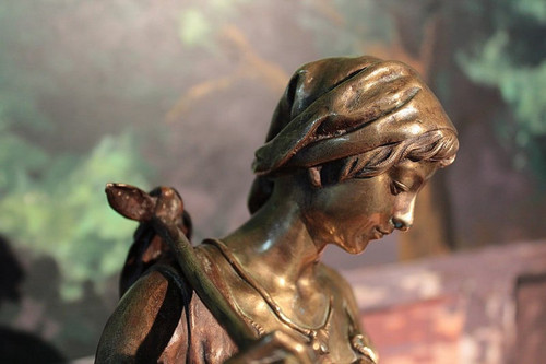 Bronze « Glaneuse » de E. Aizelin – XIXe