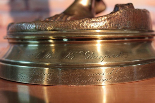 Bronze « Glaneuse » de E. Aizelin – XIXe