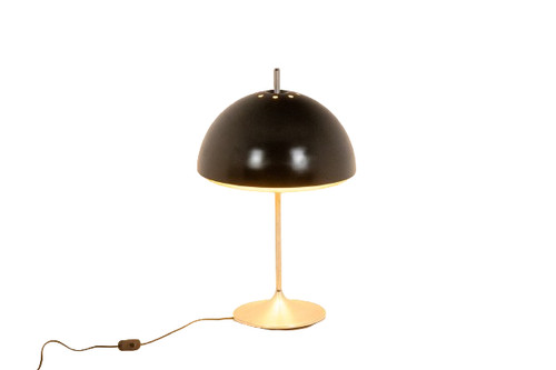 Pilzlampe aus Edelstahl, 1970er Jahre LS4721251