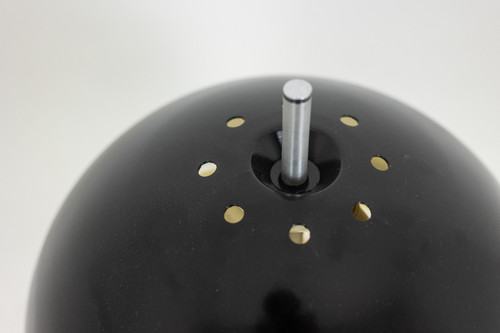 Pilzlampe aus Edelstahl, 1970er Jahre LS4721251