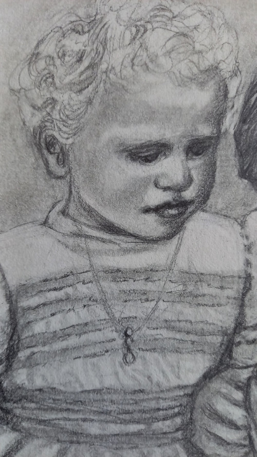 Portrait of Prince Charles and Princess Anne in 1952