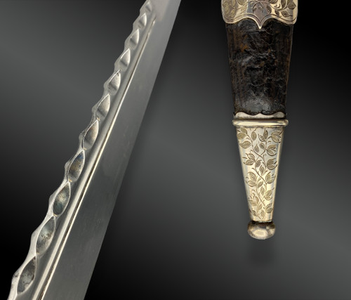 Scottish KNIFE called DIRK. Scottish work, early 20th century.