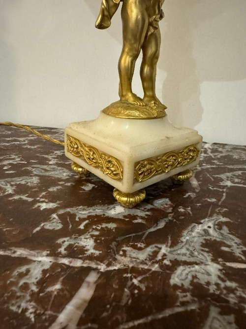 CHERUBIN LAMP NAPOLEON III - 19th century