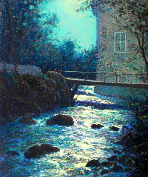 Arsène Chabanian (1864-1949) - Il vecchio mulino ad acqua