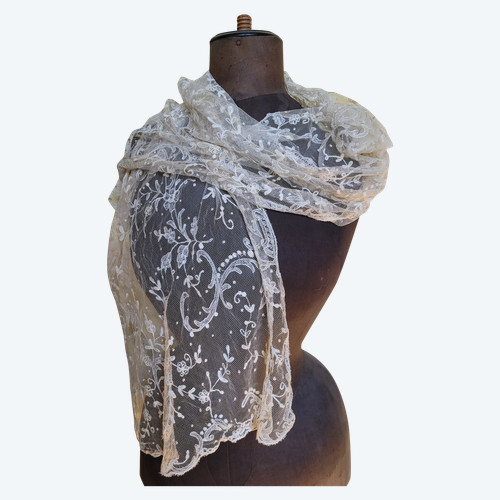 Etole en tulle brodé, époque vers 1900