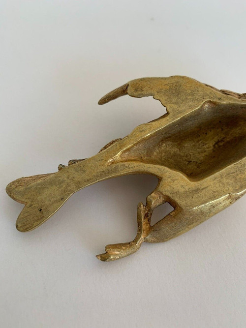 Fermacarte in bronzo con pernice di Napoleone III XIX secolo