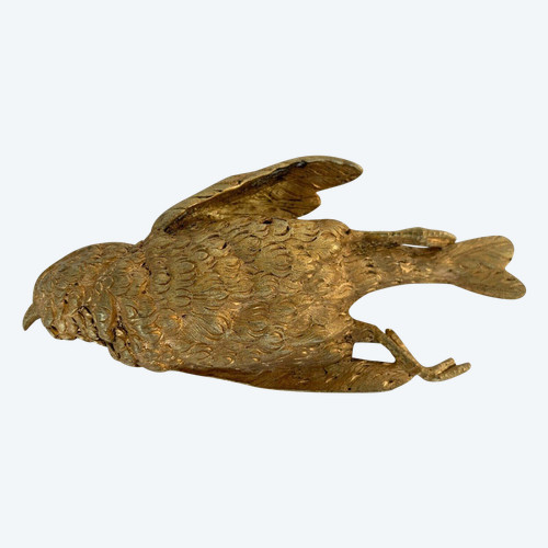 Fermacarte in bronzo con pernice di Napoleone III XIX secolo