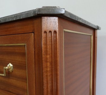  Cassettone in mogano, stile Luigi XVI - 2a metà del 19° secolo