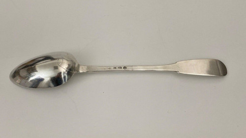18th century silver Fermiers généraux stew spoon 172 grams