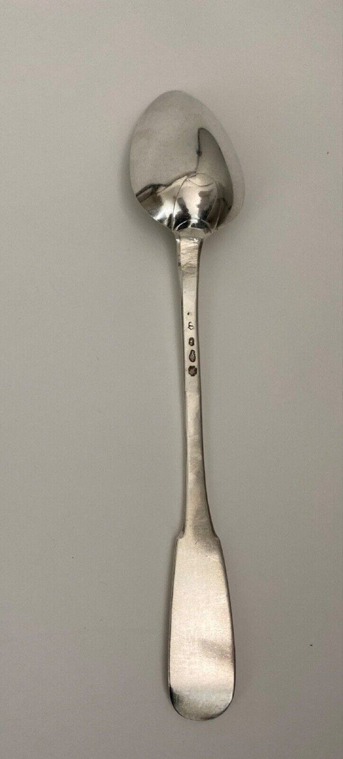 18th century silver Fermiers généraux stew spoon 172 grams