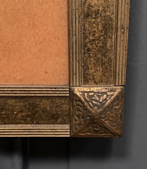 Acquerello su carta Natura morta con fiori XX secolo di M. Jagu 1914