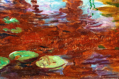 Paul-Édouard Crébassa (1864-1912) - Fluss mit Seerosen