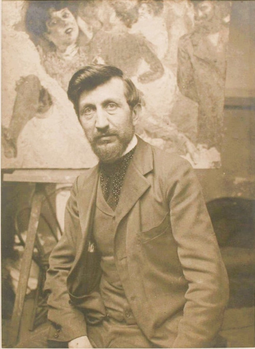 Paul-Édouard Crébassa (1864-1912) - Fluss mit Seerosen