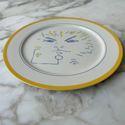 Plate design by Jean Cocteau Villeroy & Boch Jean-Claude Goumard