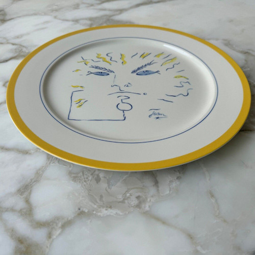 Plate design by Jean Cocteau Villeroy & Boch Jean-Claude Goumard
