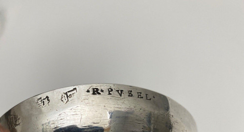 18th century silver Tastevin snake grip Fermiers généraux R.PVSEL