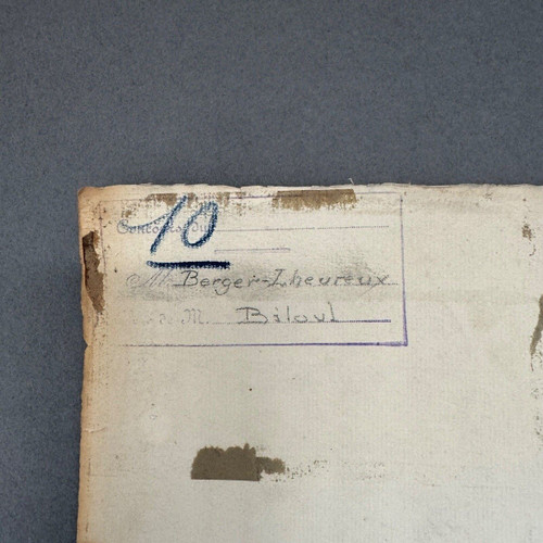Kohlezeichnung akademischer Akt im Stil der Antike von Berger dit Lheureux Biloul
