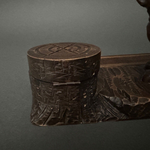 Black Forest Bulldog inkwell Black Forest 1900