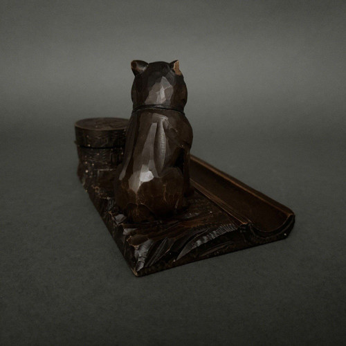 Black Forest Bulldog inkwell Black Forest 1900