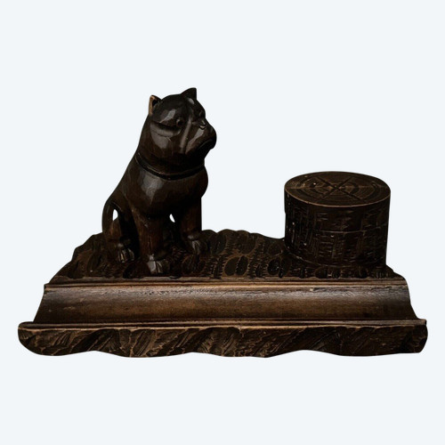 Black Forest Bulldog inkwell Black Forest 1900