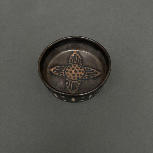 Odetta stoneware bowl with geometric design by HB Quimper