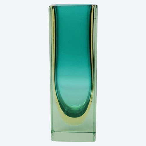 Petit Vase en Verre attribué à Flavio Poli pour Seguso, 1970s