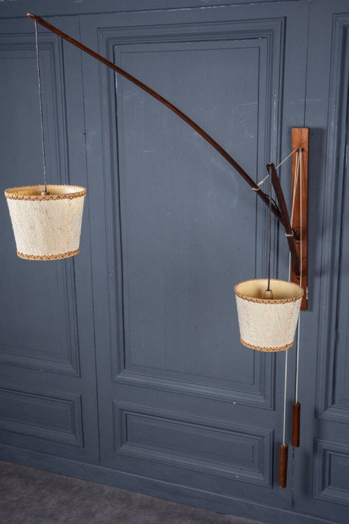 Wall lamp with counterweight Ruprecht Skrip Skrip Leuchten 2 arms