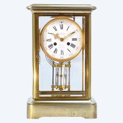 Gustave Sandoz, beautiful cage clock