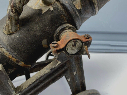 Canon en fonte de fer fin XIXe patine d'origine