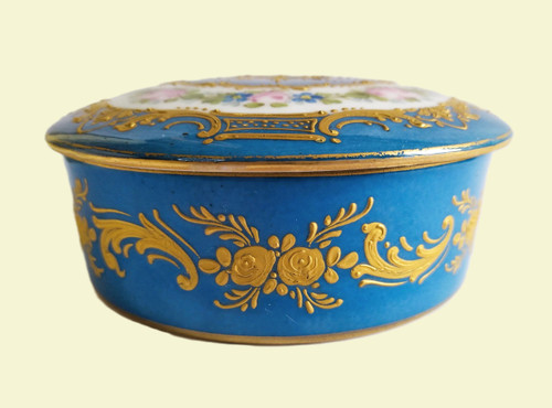 Hand Painted Porcelain Candy Box Manufacture Rebais