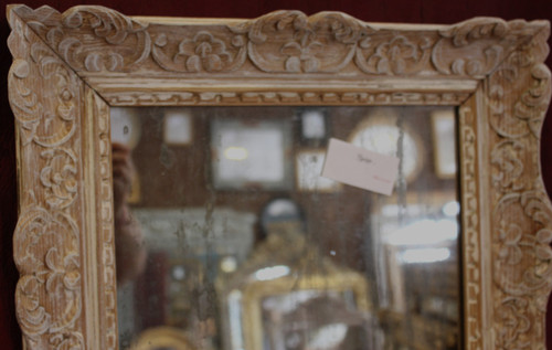 42 X 49 Cm Antique Mirror, Montparnasse Antique Frame, Mercury Glass