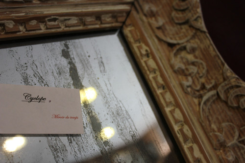 42 X 49 Cm Antique Mirror, Montparnasse Antique Frame, Mercury Glass