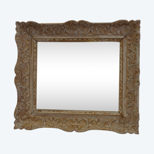 42 X 49 Cm Antique Mirror, Montparnasse Antique Frame, Mercury Glass