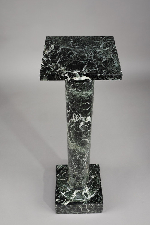 Column in Vert de Mer marble