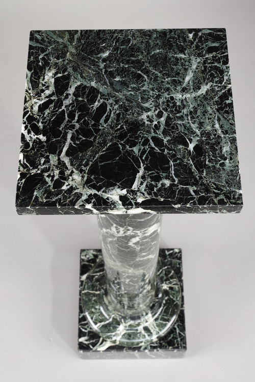 Column in Vert de Mer marble