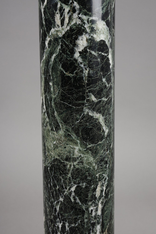Column in Vert de Mer marble