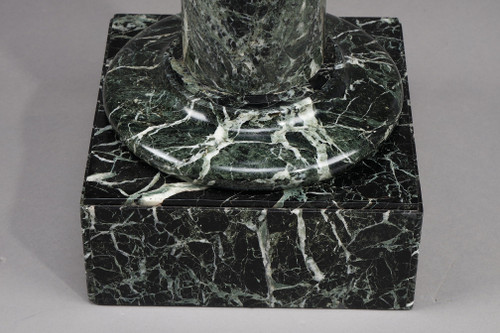 Column in Vert de Mer marble