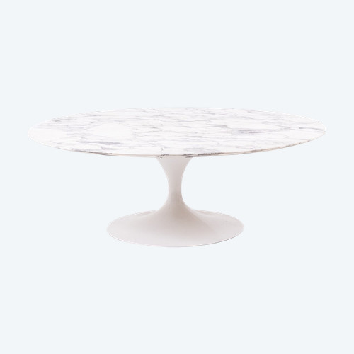 Eero Saarinen for Knoll International. “Tulip” coffee table in marble. 1960s. LS52531254D