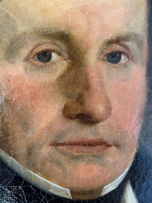Grand Portrait du Capitaine Herlin, Officier de la Légion d'Honneur - XIXème Siècle
