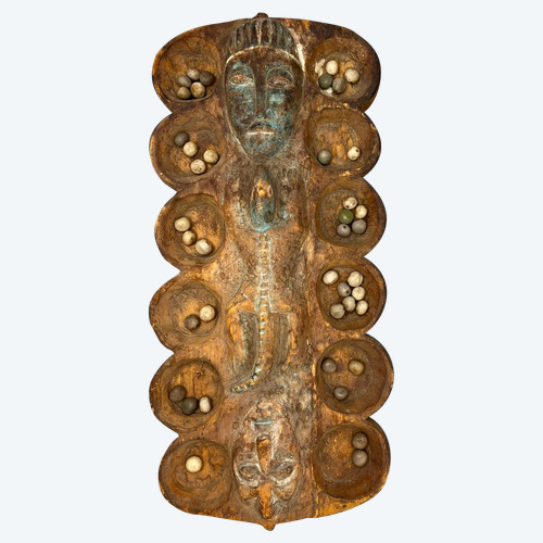 BOARD GAME called Awalé - Ivory Coast - First half of the 20th century