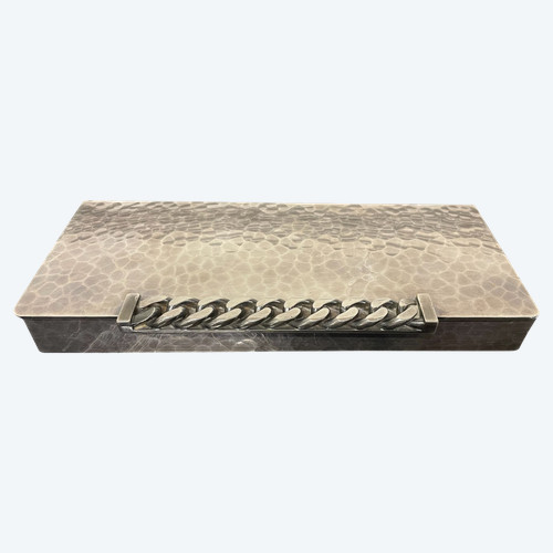 Jean DESPRES – Curb Silver Metal Zigarettenschachtel 1968