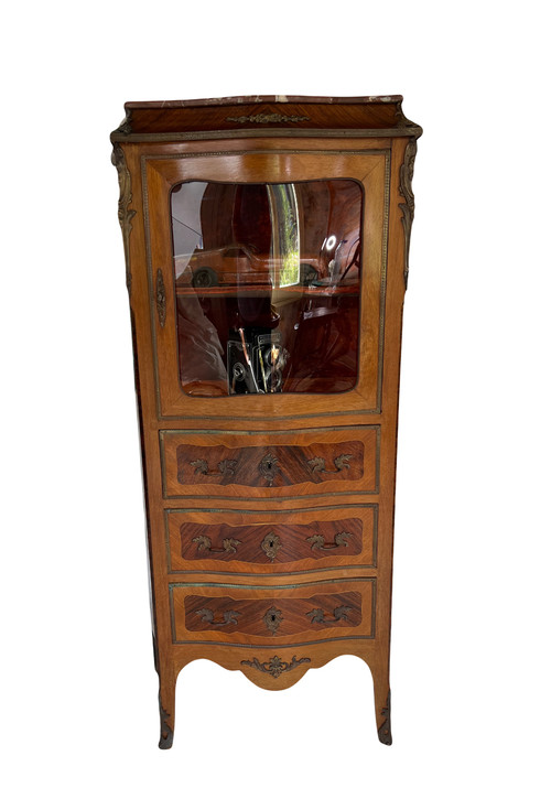 Rare Louis XV Display Case 19th Century